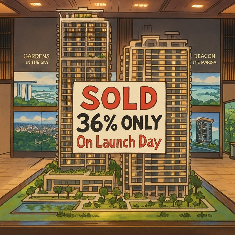 One Marina Gardens sold 36% on launch day