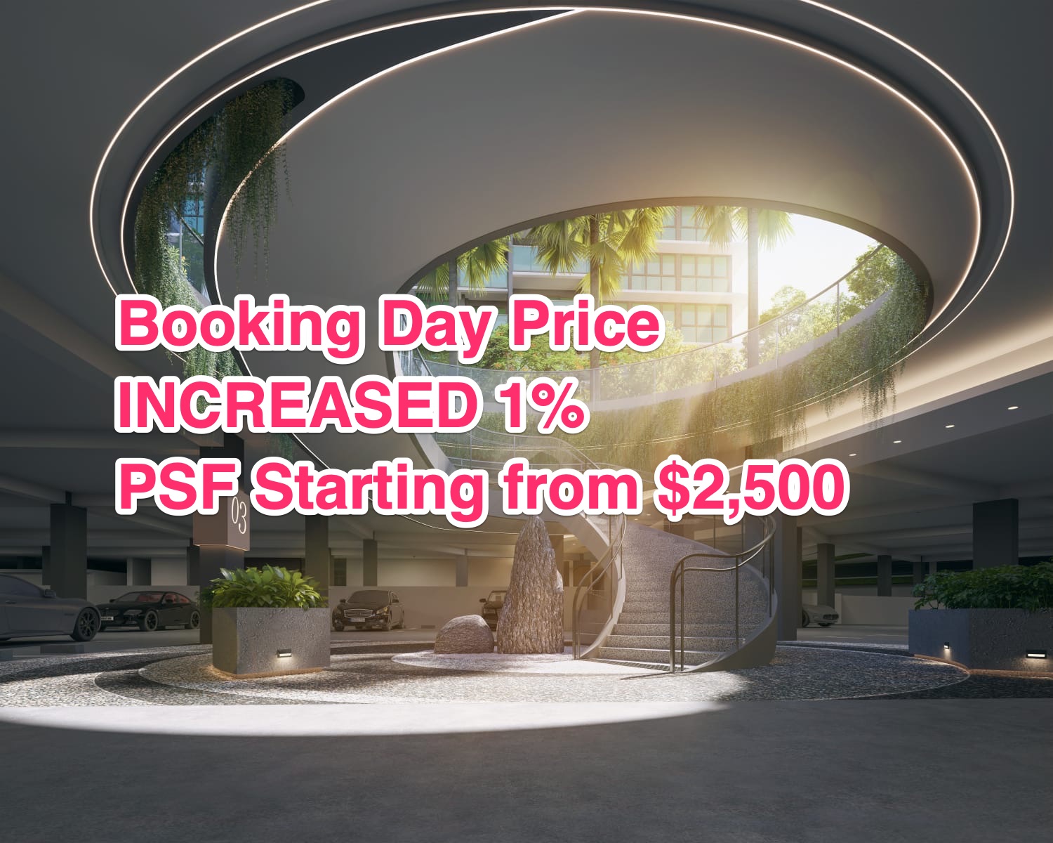 Price increase on Chuan Park booking day!